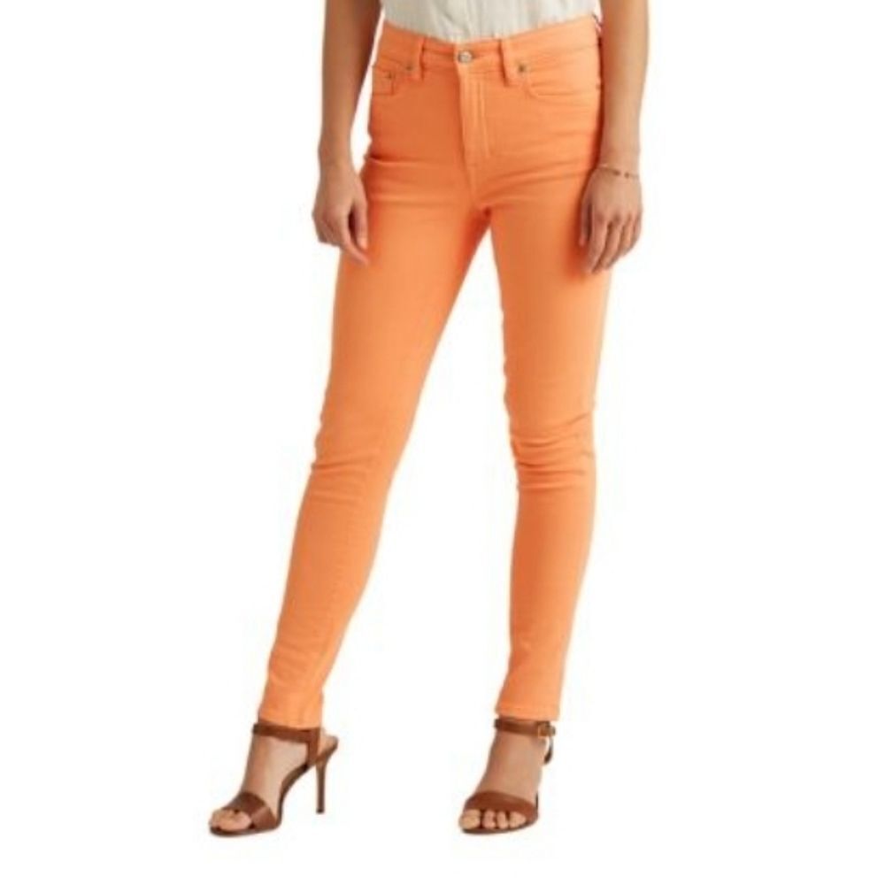 New Lauren Ralph Lauren High-Rise Skinny Ankle Jeans